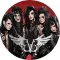 BLACK VEIL BRIDES: Band Winged Logo (nagy jelvény, 3,7 cm)