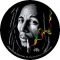 BOB MARLEY: Smoke (nagy jelvény, 3,7 cm)