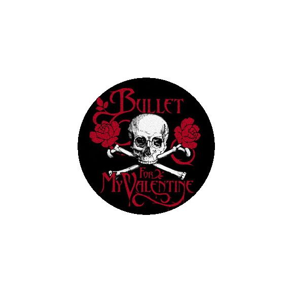 BULLET FOR MY VALENTINE: Skull Logo (nagy jelvény, 3,7 cm) BULLET FOR MY VALENTINE: Skull Logo (nagy jelvény, 3,7 cm)