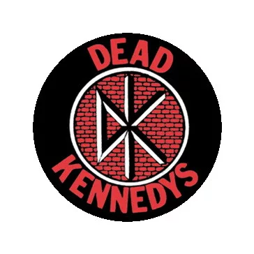 DEAD KENNEDYS: Logo (nagy jelvény, 3,7 cm)