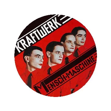 KRAFTWERK: Die Mensch-Machine (nagy jelvény, 3,7 cm)