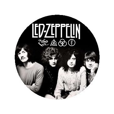 LED ZEPPELIN: Band (nagy jelvény, 3,7 cm)
