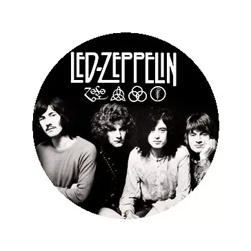 LED ZEPPELIN: Band (nagy jelvény, 3,7 cm)