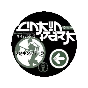 LINKIN PARK: Hybrid Logo (nagy jelvény, 3,7 cm)