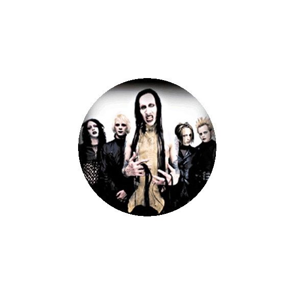 MARILYN MANSON: Group (nagy jelvény, 3,7 cm) MARILYN MANSON: Group (nagy jelvény, 3,7 cm)