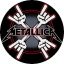 METALLICA: Horns (nagy jelvény, 3,7 cm)