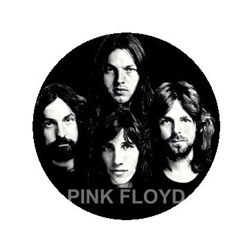 PINK FLOYD: Band (nagy jelvény, 3,7 cm)