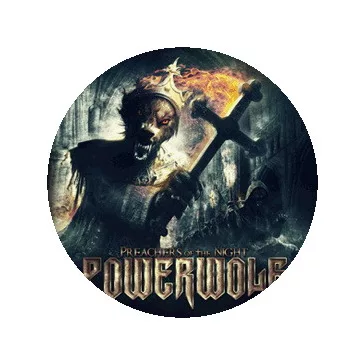 POWERWOLF: Preachers (nagy jelvény, 3,7 cm)