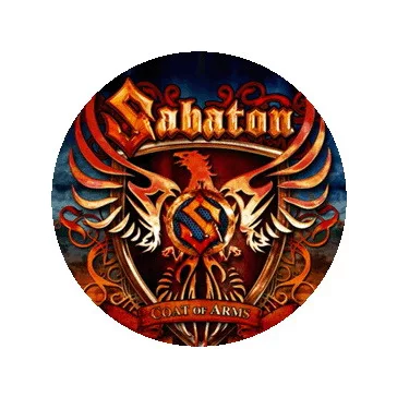 SABATON: Coat Of Arms (nagy jelvény, 3,7 cm)