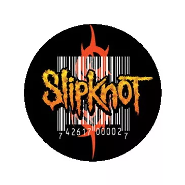 SLIPKNOT: Barcode (nagy jelvény, 3,7 cm)