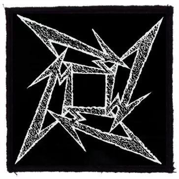 METALLICA: Ninja Logo (9,5 cm x 9,5 cm) (felvarró)