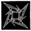 METALLICA: Ninja Logo (9,5 cm x 9,5 cm) (felvarró)