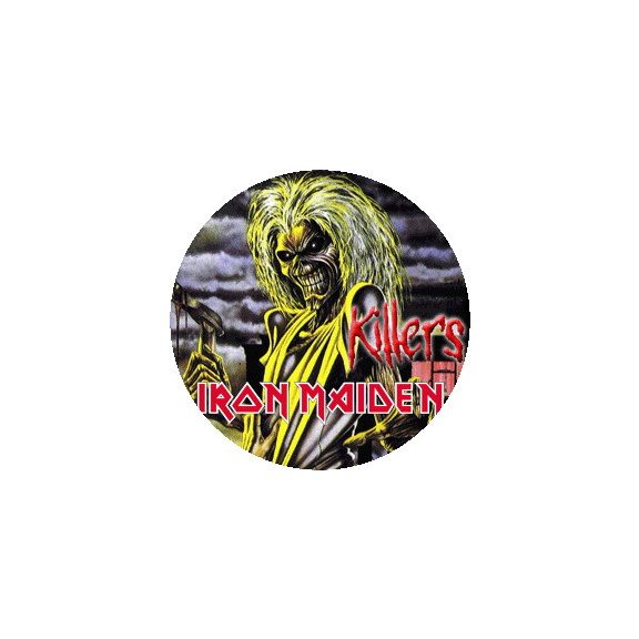 IRON MAIDEN: Killers (nagy jelvény, 3,7 cm) IRON MAIDEN: Killers (nagy jelvény, 3,7 cm)