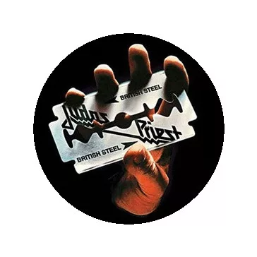 JUDAS PRIEST: British Steel (nagy jelvény, 3,7 cm)