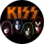 KISS: Solos (nagy jelvény, 3,7 cm)
