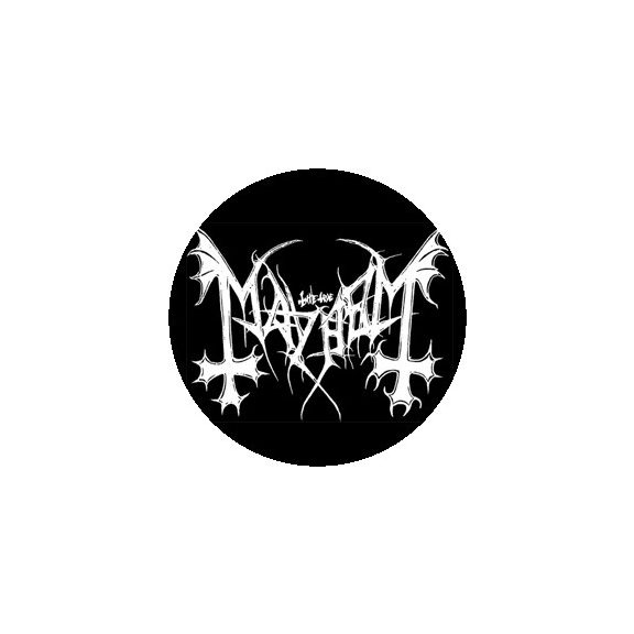 MAYHEM: Logo (nagy jelvény, 3,7 cm) MAYHEM: Logo (nagy jelvény, 3,7 cm)