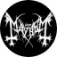 MAYHEM: Logo (nagy jelvény, 3,7 cm)