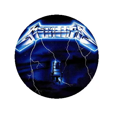METALLICA: Ride The Lightning (nagy jelvény, 3,7 cm)