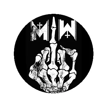 MOTIONLESS IN WHITE: Fingers (nagy jelvény, 3,7 cm)