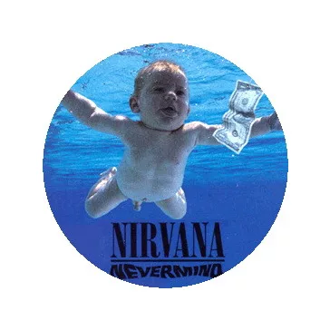 NIRVANA: Nevermind (nagy jelvény, 3,7 cm)