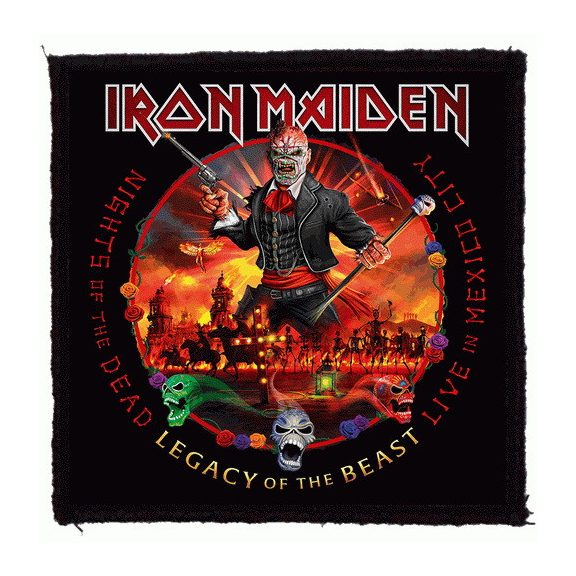 IRON MAIDEN: Nights Of The Dead (9,5 cm x 9,5 cm) (felvarró) IRON MAIDEN: Nights Of The Dead (9,5 cm x 9,5 cm) (felvarró)