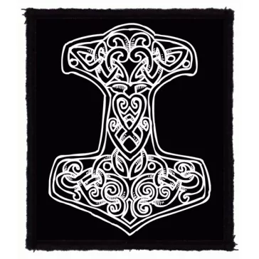 THOR HAMMER - 2. (7,5 cm x 9,5 cm) (felvarró)