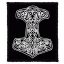 THOR HAMMER - 2. (7,5 cm x 9,5 cm) (felvarró)