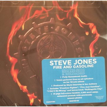   STEVE JONES: Fire & Gasoline (CD, +bonus, Collector's Edition)