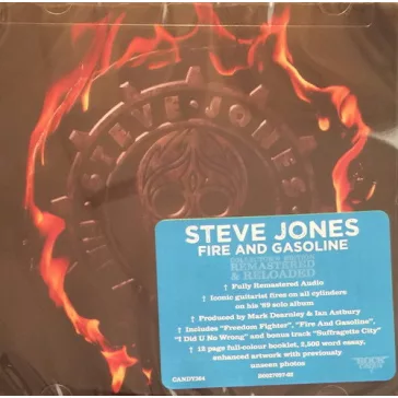   STEVE JONES: Fire & Gasoline (CD, +bonus, Collector's Edition)