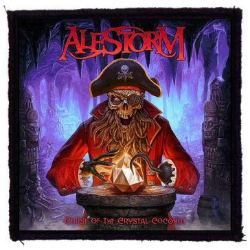   ALESTORM: Curse Of The Crystal Coconut (9,5 cm x 9,5 cm) (felvarró)