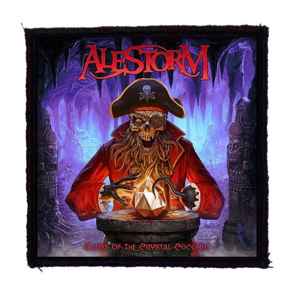 ALESTORM: Curse Of The Crystal Coconut (9,5 cm x 9,5 cm) (felvarró) ALESTORM: Curse Of The Crystal Coconut (9,5 cm x 9,5 cm) (felvarró)
