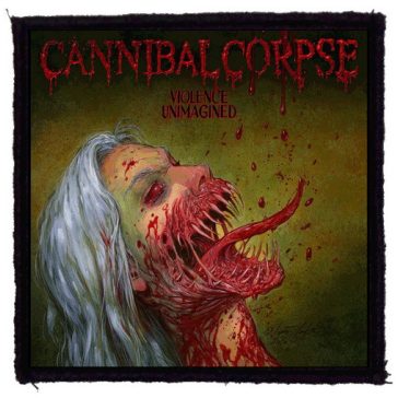   CANNIBAL CORPSE: Violence Unimagined (9,5 cm x 9,5 cm) (felvarró)