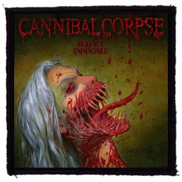   CANNIBAL CORPSE: Violence Unimagined (9,5 cm x 9,5 cm) (felvarró)