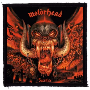 MOTORHEAD: Sacrifice (9,5 cm x 9,5 cm) (felvarró)