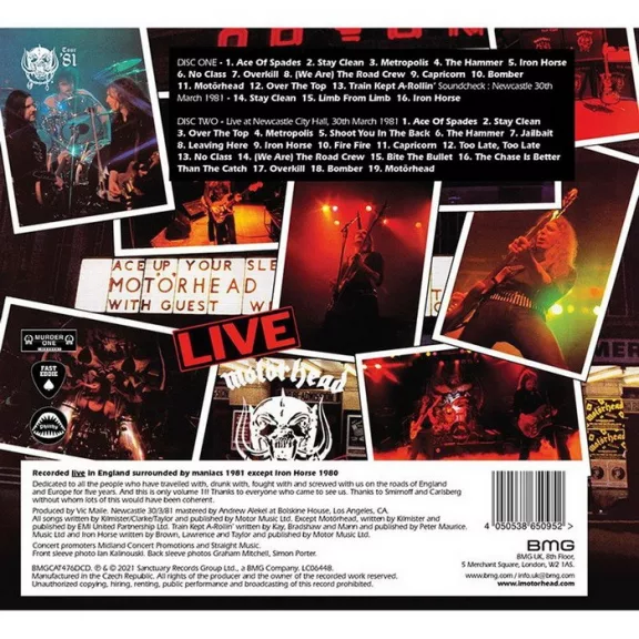 MOTORHEAD: No Sleep 'til Hammersmith - 40th Anniversary (2CD)