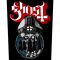 GHOST: Papa Warriors (hátfelvarró / backpatch)