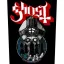 GHOST: Papa Warriors (hátfelvarró / backpatch)