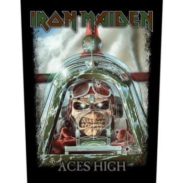 IRON MAIDEN: Aces High (hátfelvarró / backpatch)