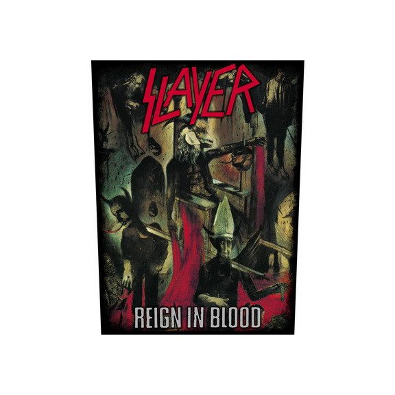 SLAYER: Reign In Blood (hátfelvarró / backpatch) SLAYER: Reign In Blood (hátfelvarró / backpatch)