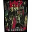 SLAYER: Reign In Blood (hátfelvarró / backpatch)