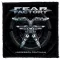 FEAR FACTORY: Aggression Continuum (9,5 cm x 9,5 cm) (felvarró)