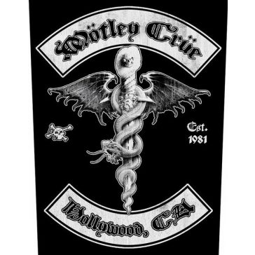 MÖTLEY CRÜE: Hollywood (hátfelvarró / backpatch)