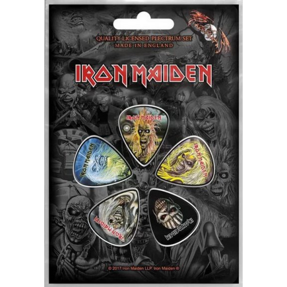 IRON MAIDEN: Eddie Faces (5 db pengető, 1 mm vastag) IRON MAIDEN: Eddie Faces (5 db pengető, 1 mm vastag)