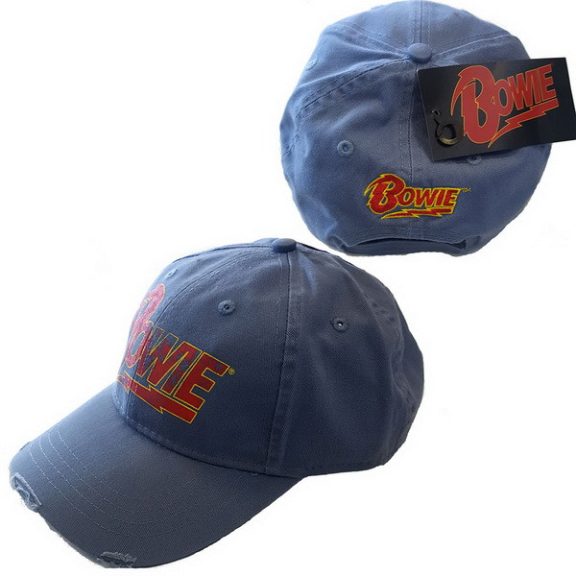 DAVID BOWIE: Flash Logo (blue) (baseball sapka) DAVID BOWIE: Flash Logo (blue) (baseball sapka)
