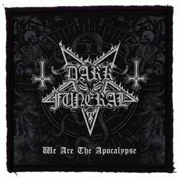   DARK FUNERAL: We Are The Apocalypse (9,5 cm x 9,5 cm) (felvarró)