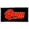 DAVID BOWIE: Bowie Logo (9,5 cm x 4,5 cm) (felvarró)