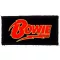 DAVID BOWIE: Bowie Logo (9,5 cm x 4,5 cm) (felvarró)