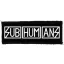 SUBHUMANS: Logo (12,5 cm x 4 cm)
