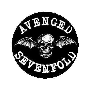 AVENGED SEVENFOLD: Logo (nagy jelvény, 3,7 cm)