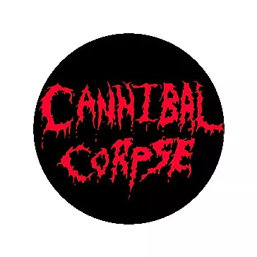 CANNIBAL CORPSE: Logo (nagy jelvény, 3,7 cm)